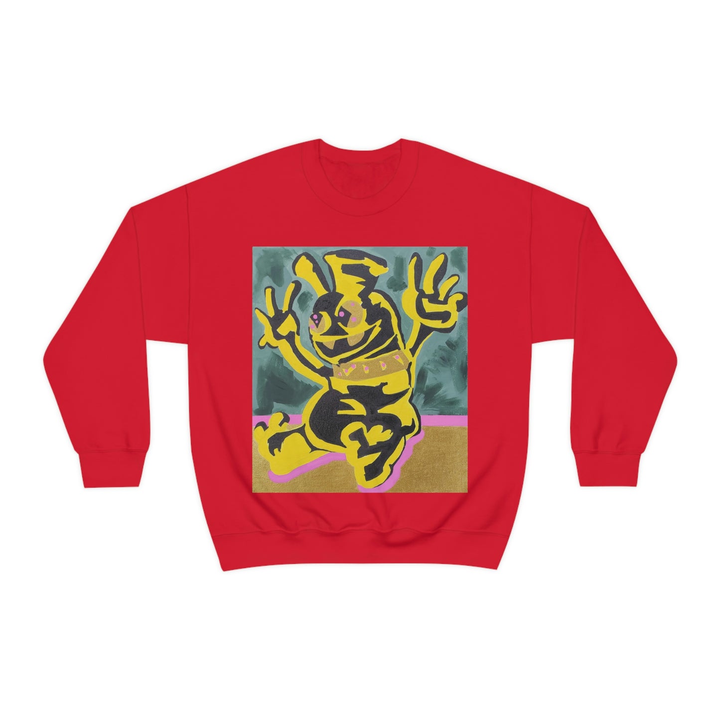 Yellow-Jack Brush Gold Drip™ Crewneck Sweatshirt