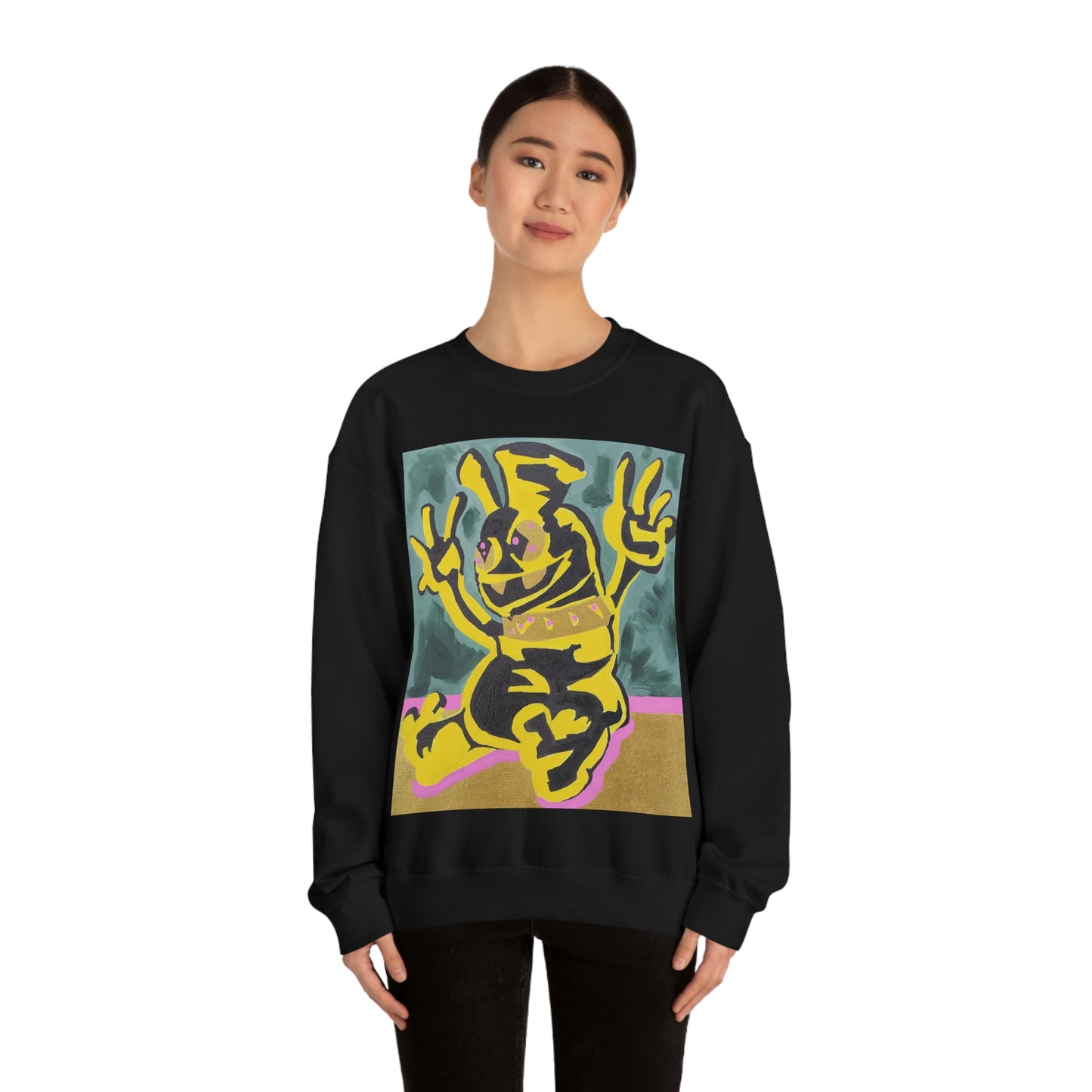 Yellow-Jack Brush Gold Drip™ Crewneck Sweatshirt