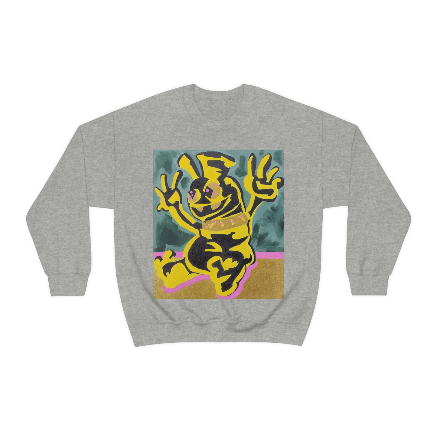 Yellow-Jack Brush Gold Drip™ Crewneck Sweatshirt