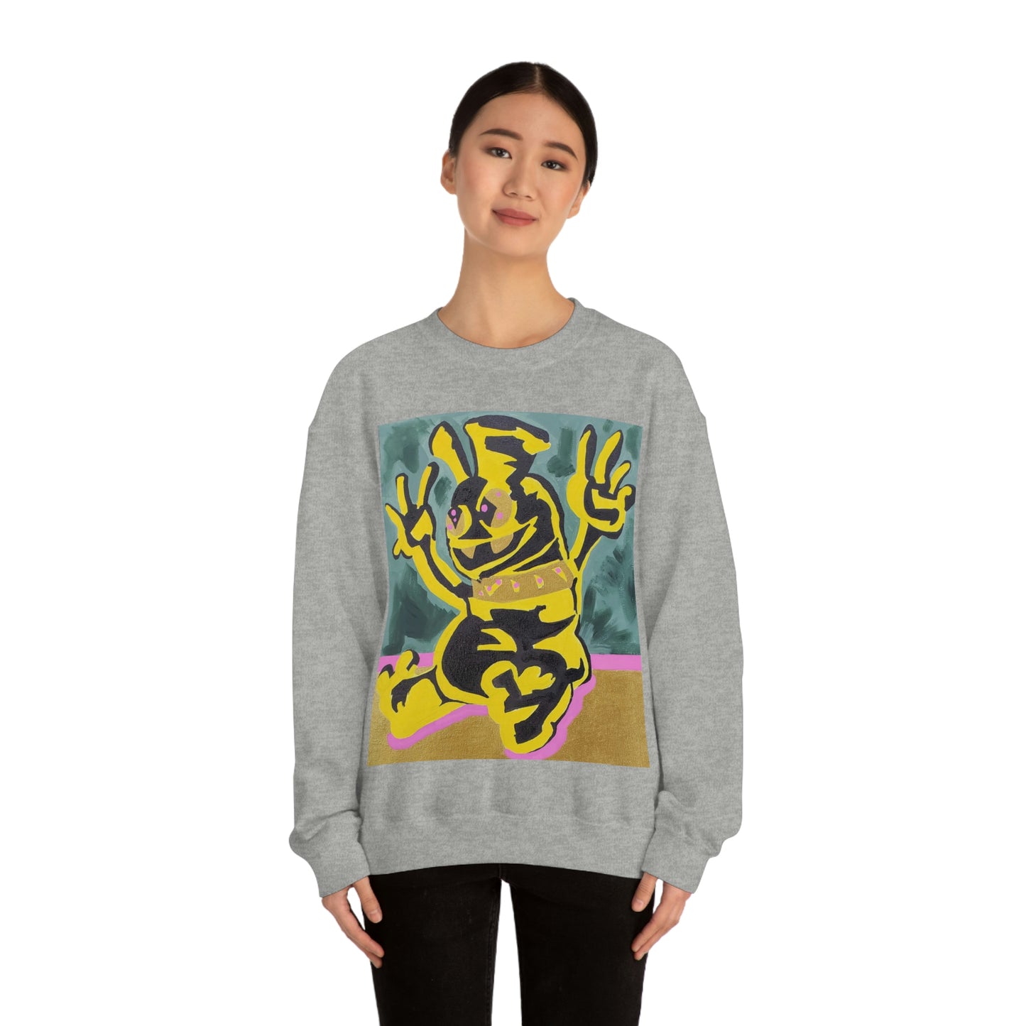 Yellow-Jack Brush Gold Drip™ Crewneck Sweatshirt