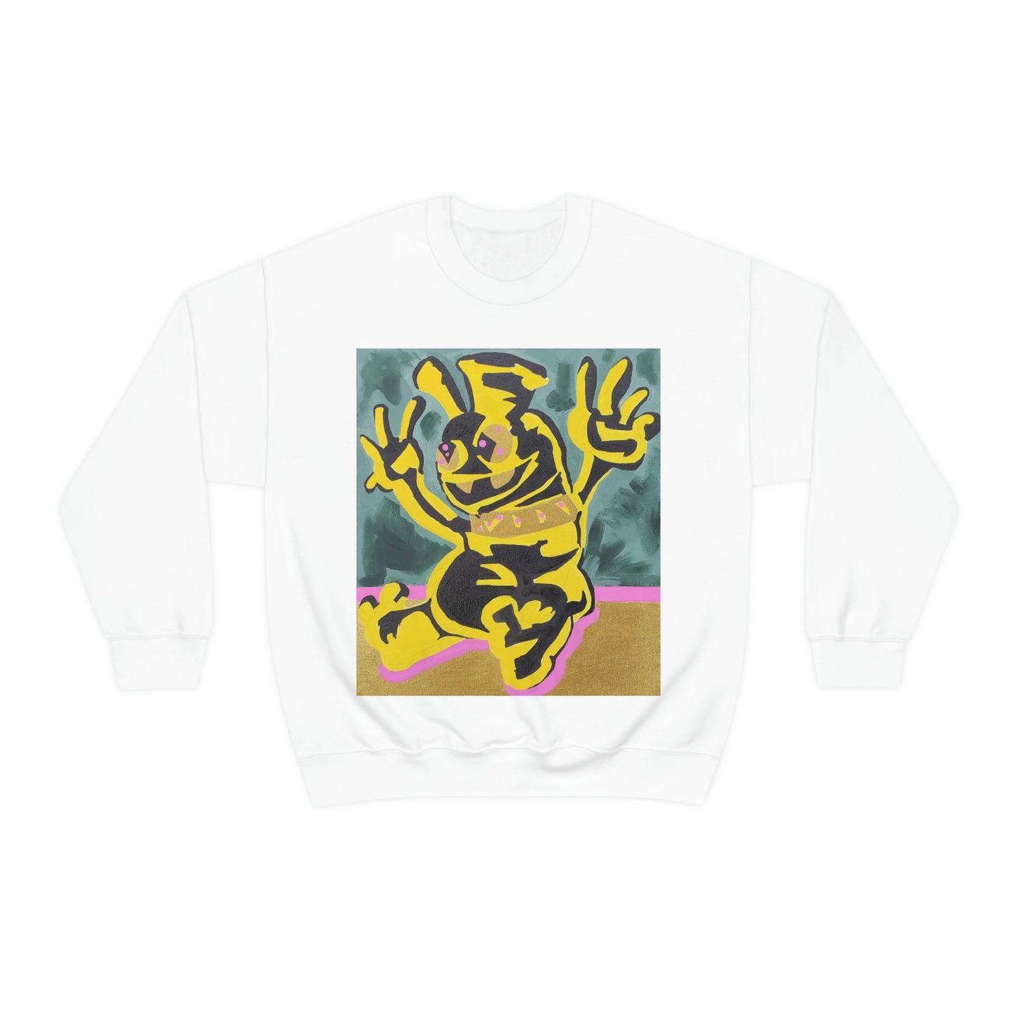 Yellow-Jack Brush Gold Drip™ Crewneck Sweatshirt