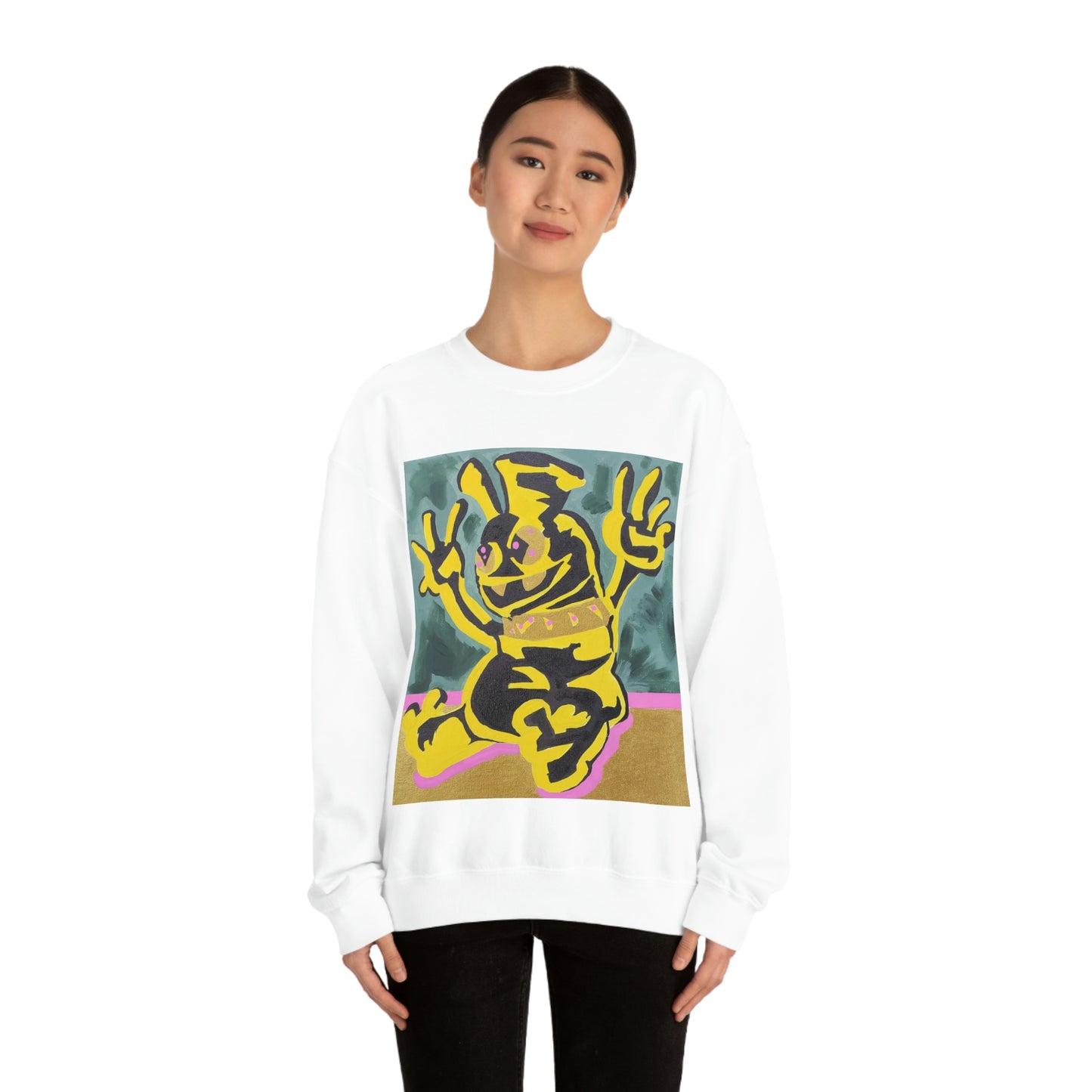 Yellow-Jack Brush Gold Drip™ Crewneck Sweatshirt