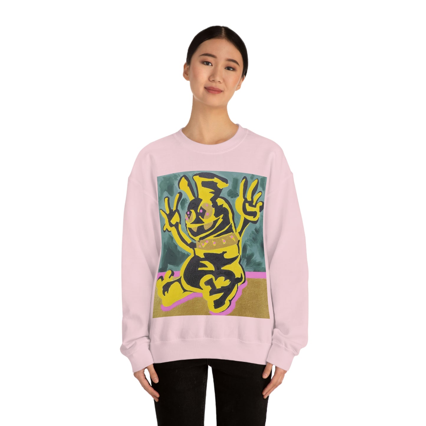 Yellow-Jack Brush Gold Drip™ Crewneck Sweatshirt