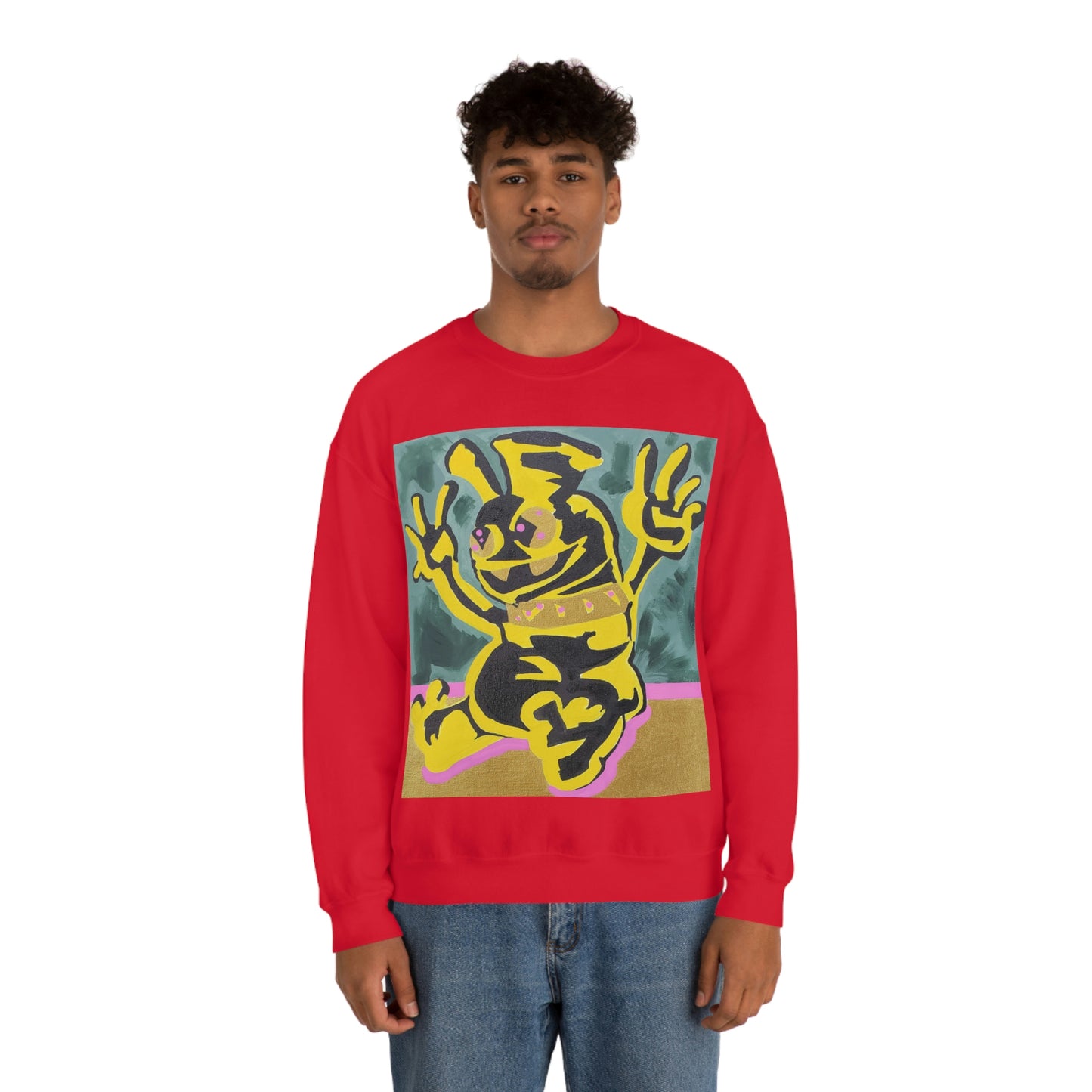 Yellow-Jack Brush Gold Drip™ Crewneck Sweatshirt