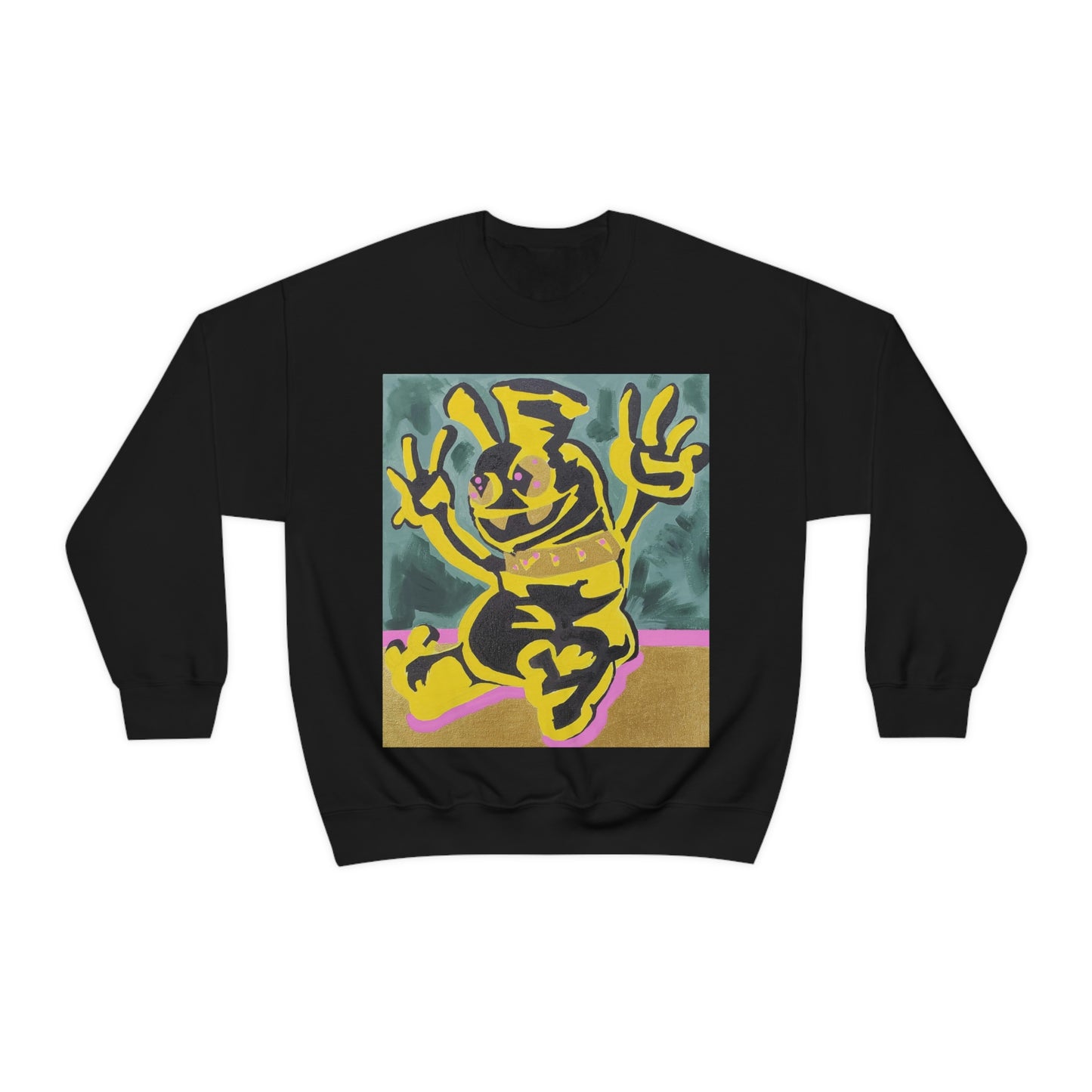 Yellow-Jack Brush Gold Drip™ Crewneck Sweatshirt