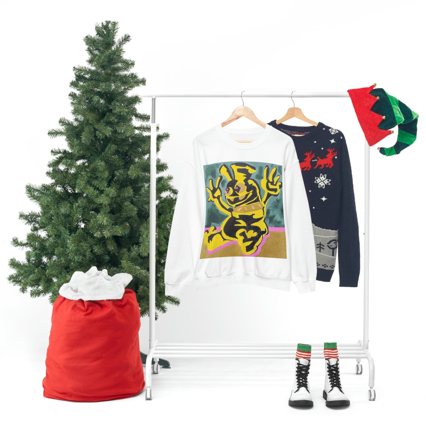 Yellow-Jack Brush Gold Drip™ Crewneck Sweatshirt