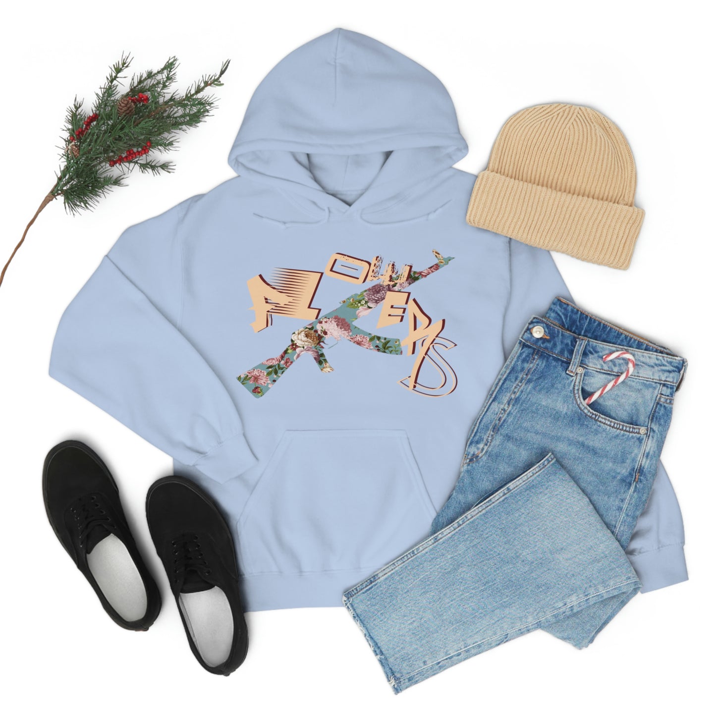 Chopper El Floral (VTD)™ Hooded Sweatshirt