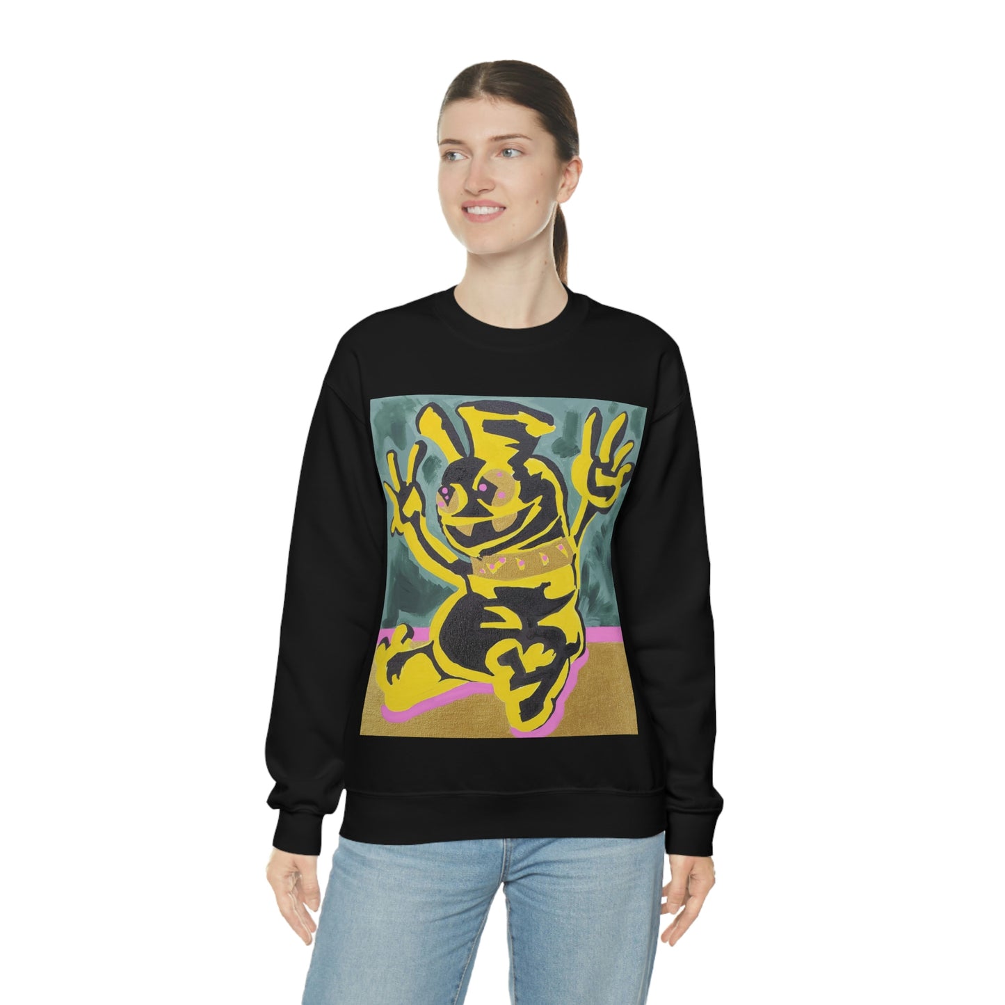 Yellow-Jack Brush Gold Drip™ Crewneck Sweatshirt