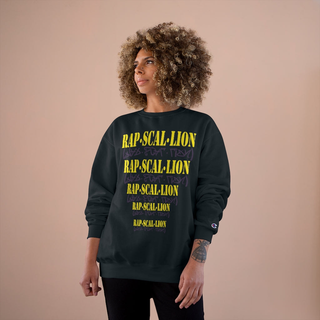 Rap.Scal.Lion On (x10) Champion Sweatshirt