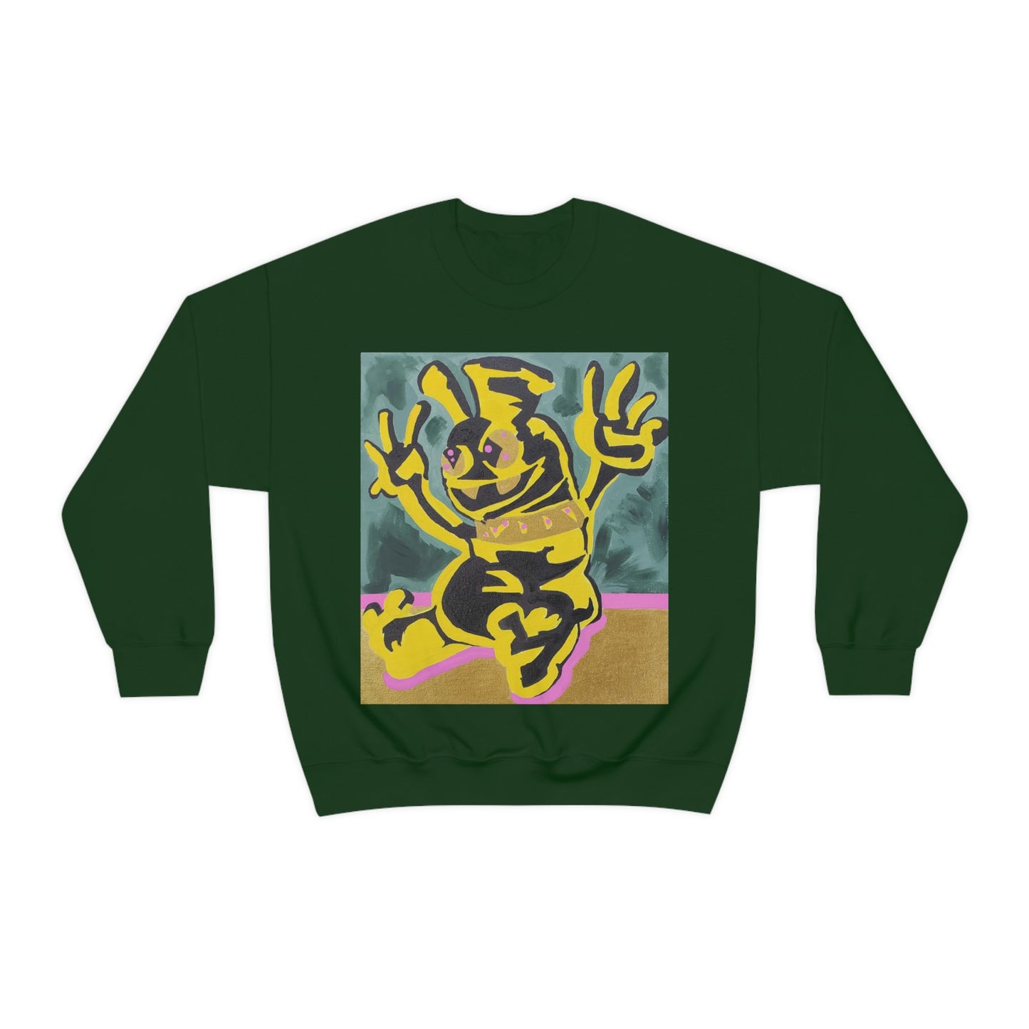 Yellow-Jack Brush Gold Drip™ Crewneck Sweatshirt