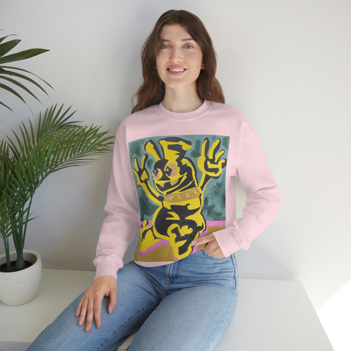 Yellow-Jack Brush Gold Drip™ Crewneck Sweatshirt