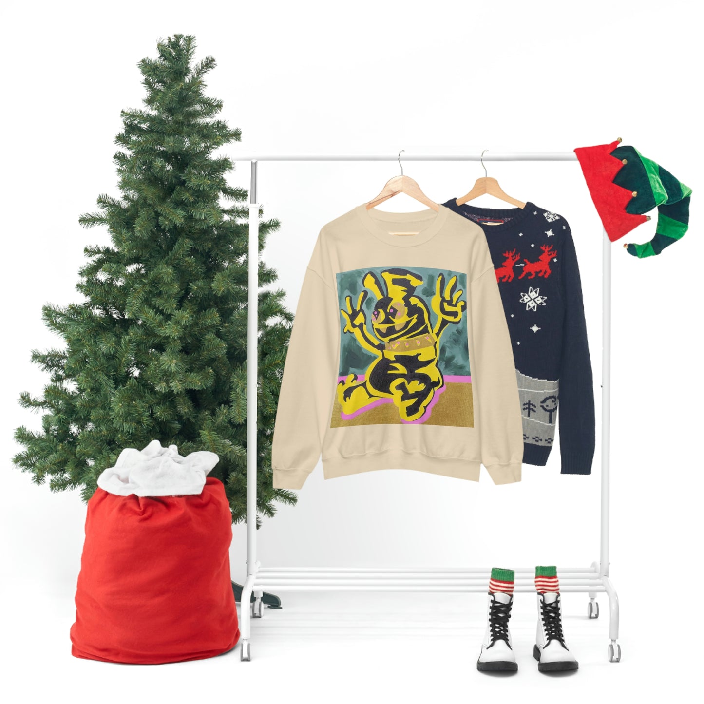 Yellow-Jack Brush Gold Drip™ Crewneck Sweatshirt