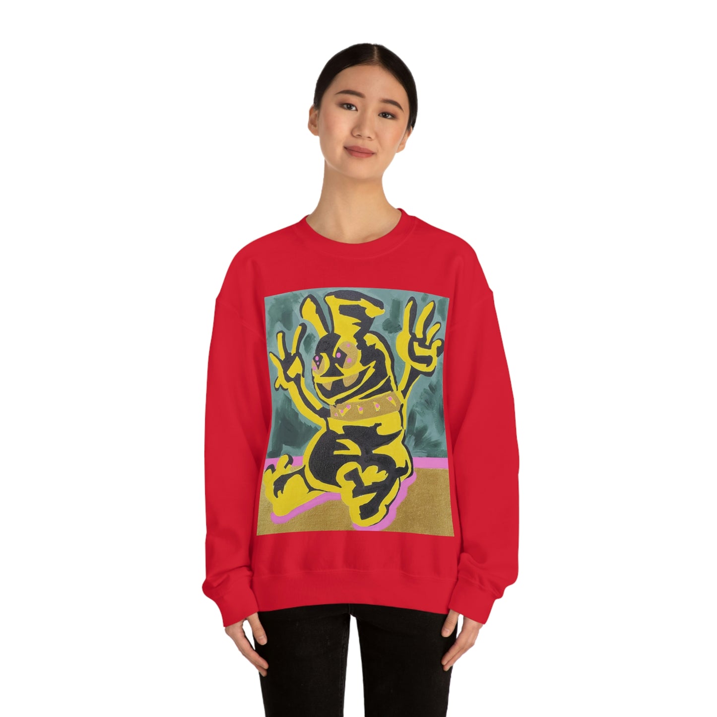 Yellow-Jack Brush Gold Drip™ Crewneck Sweatshirt