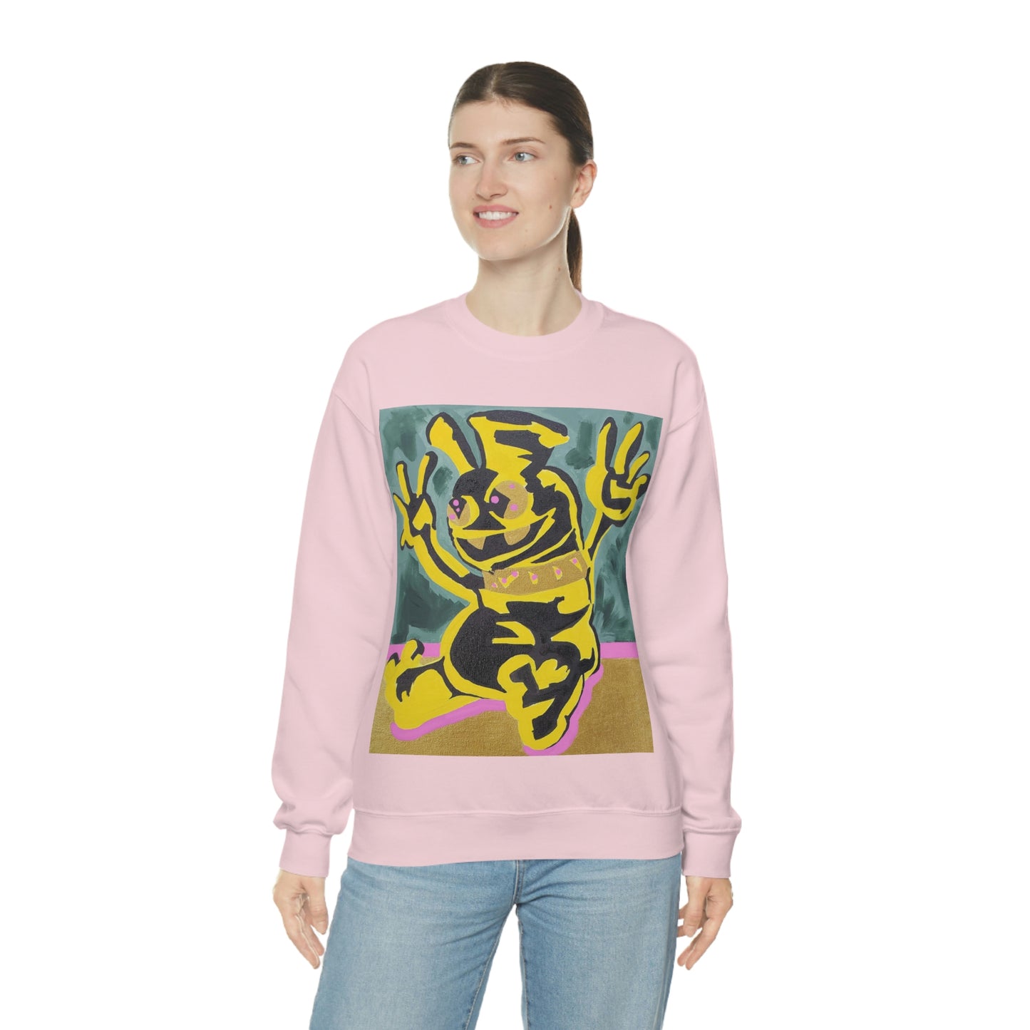 Yellow-Jack Brush Gold Drip™ Crewneck Sweatshirt