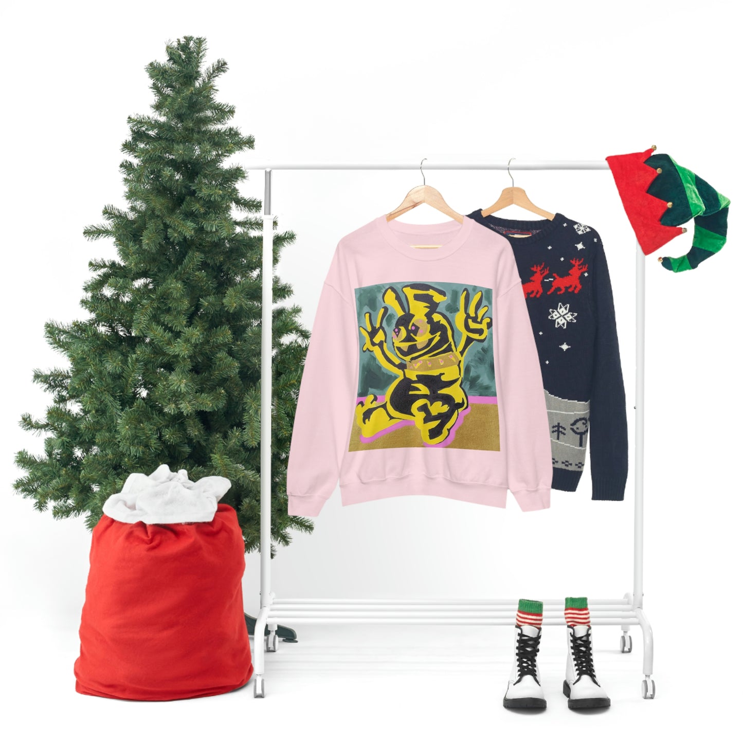 Yellow-Jack Brush Gold Drip™ Crewneck Sweatshirt