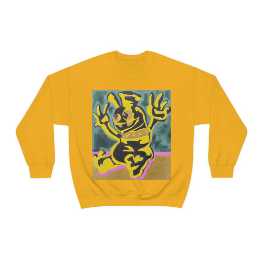 Yellow-Jack Brush Gold Drip™ Crewneck Sweatshirt